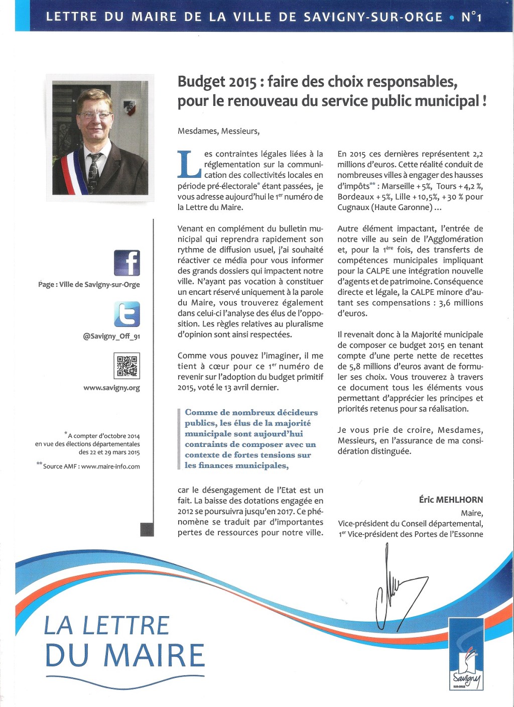 Savigny-sur-Orge : y aura-t-il encore des bulletins municipaux sous ce mandat&nbsp;?