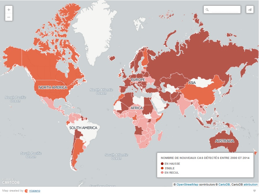 2015 : le SIDA progresse toujours en&nbsp;France