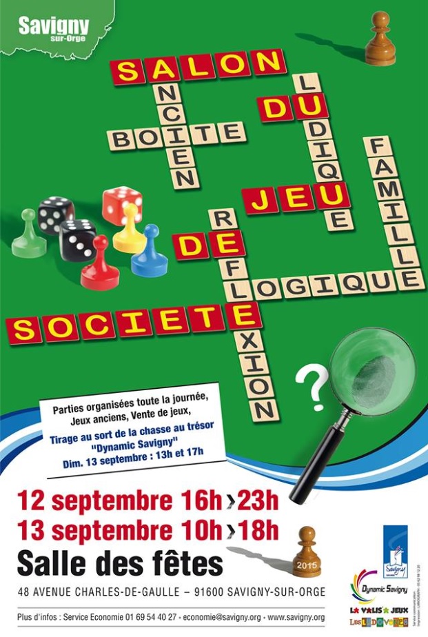 Salon des jeux de société de Savigny-sur-Orge : une affiche&nbsp;mensongère