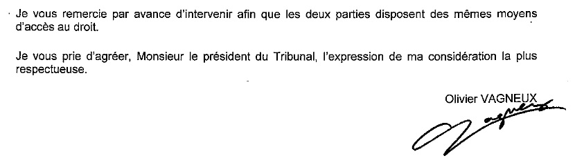 Rupture d&rsquo;égalité entre les parties dans l&rsquo;affaire T78&nbsp;1505585