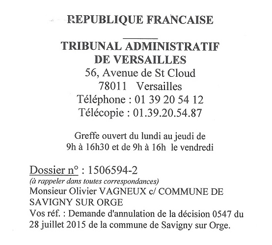 Savinière : le Tribunal administratif rompt le principe d&rsquo;égalité des citoyens devant la&nbsp;Loi
