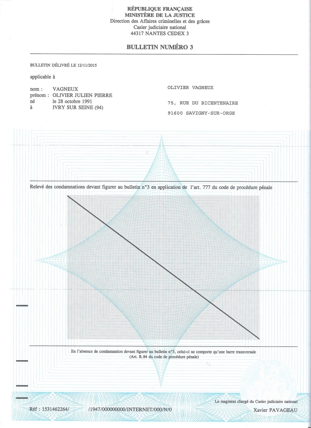 Testing citoyen : il faut 4 jours pour obtenir son casier judiciaire (bulletin&nbsp;n°3)
