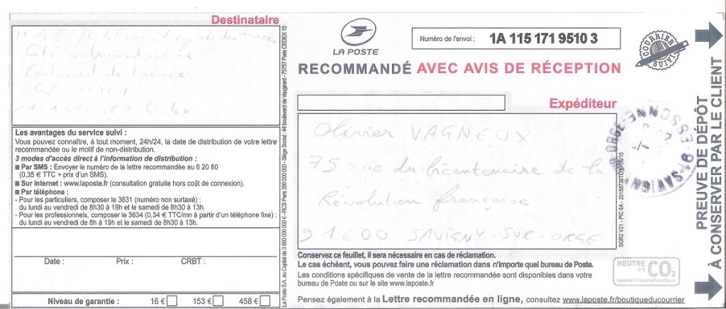 Conseil citoyen de Grand-Vaux : j&rsquo;ai écrit au Préfet sur des dysfonctionnements