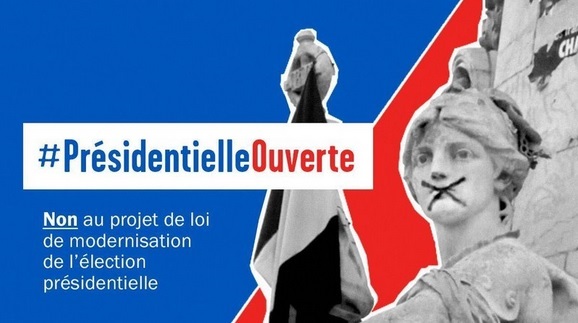 Une pétition pour s&rsquo;opposer au projet de loi de modernisation de l&rsquo;élection présidentielle