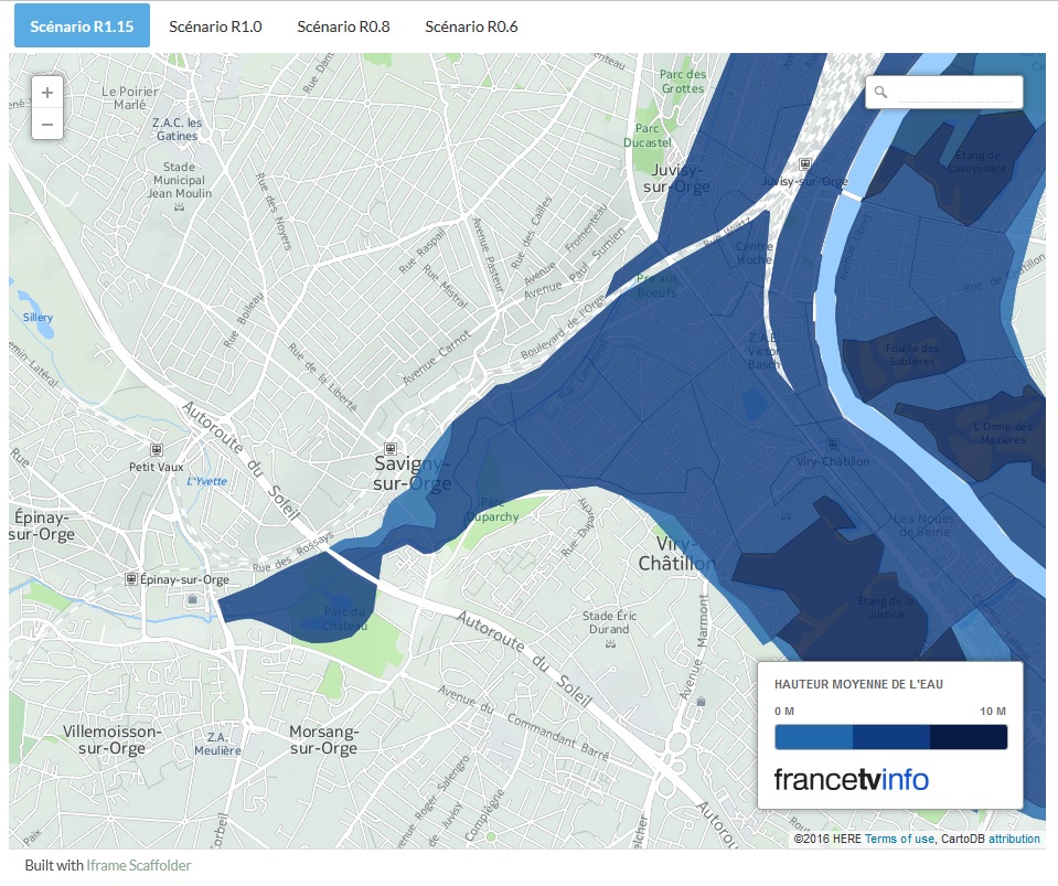 Les conséquences de la crue centennale à Savigny-sur-Orge