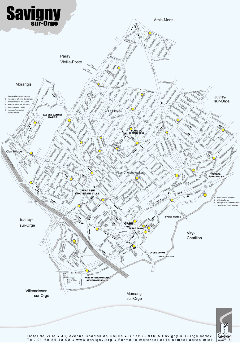 Savigny-sur-Orge : découvrez la boîte à lettre de la Poste la plus proche de chez&nbsp;vous