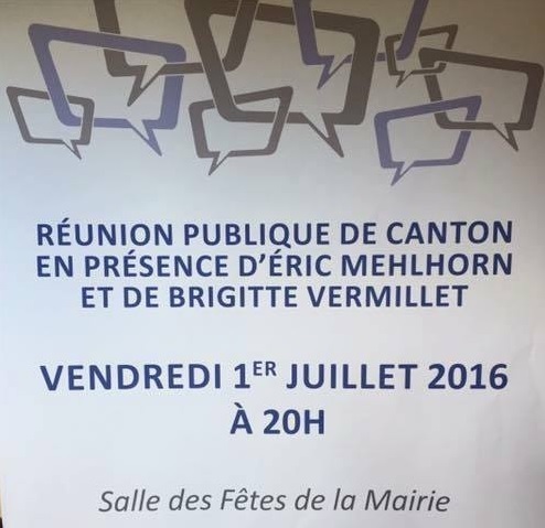 Brigitte VERMILLET, Éric MEHLHORN et François DUROVRAY inventent la réunion publique sans&nbsp;publicité