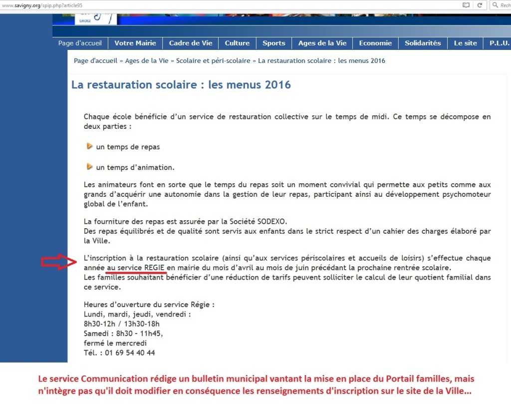 Savigny-sur-Orge : l&rsquo;hypocrisie de la nouvelle organisation (€€€) des temps scolaires&nbsp;2016-2017