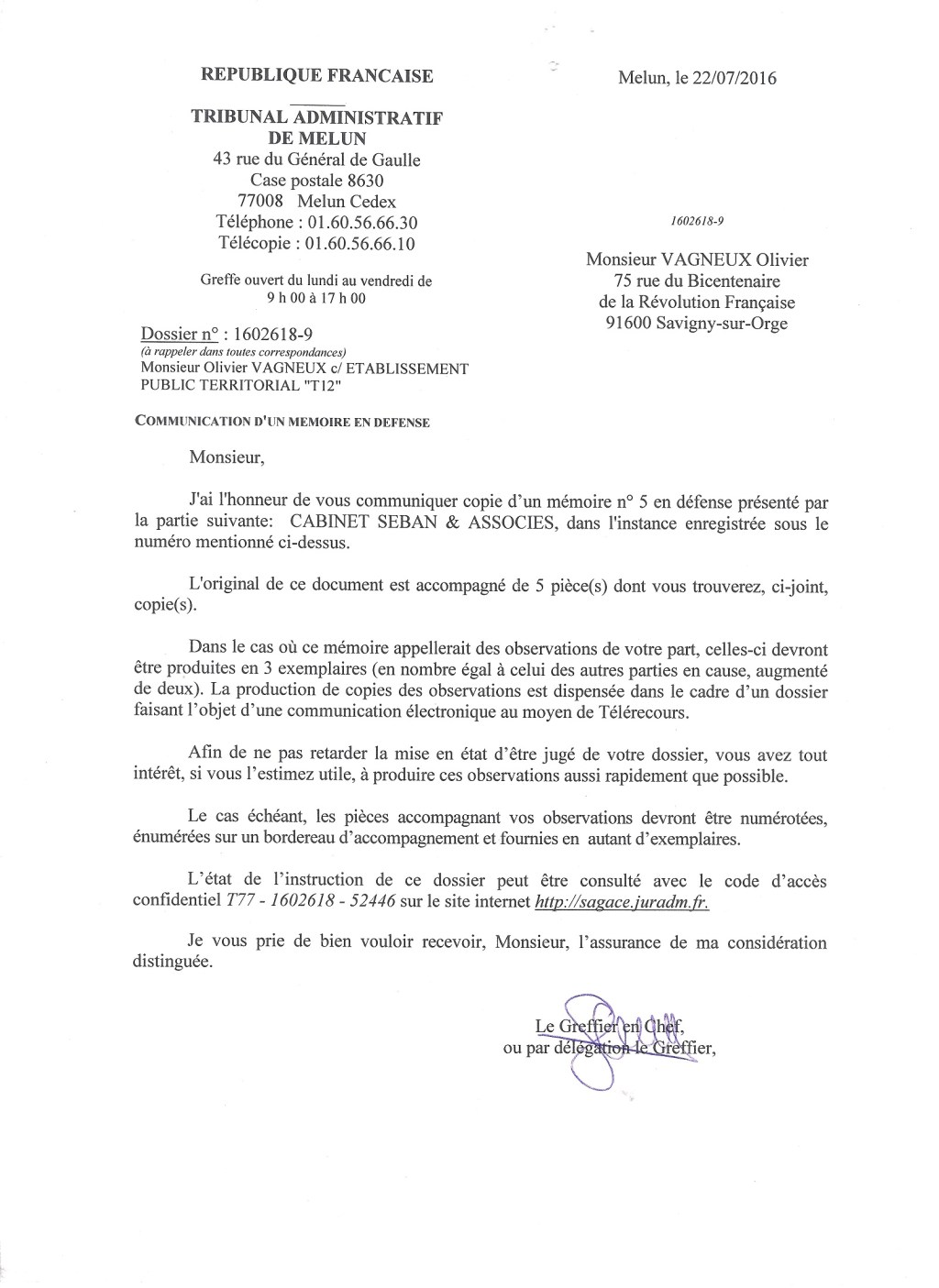 Le mémoire en défense de Savigny-sur-Orge dans l&rsquo;affaire du PLU m&rsquo;opposant à l&rsquo;EPT&nbsp;12