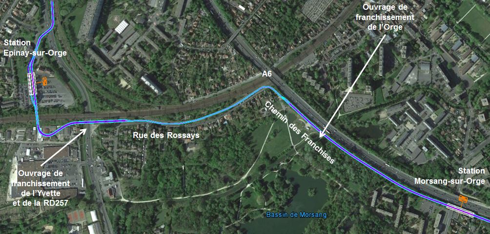 Savigny-sur-Orge : le tracé précis du Tram-train Massy Évry&nbsp;(TTME)