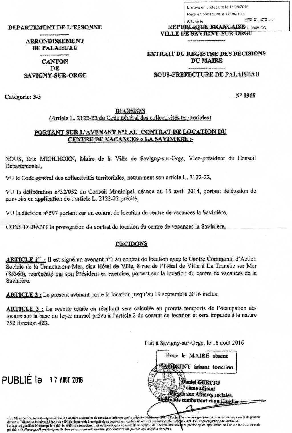 19 septembre 2016 : quel devenir pour la Savinière&nbsp;?