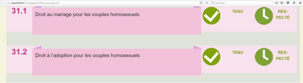 Le mariage pour tous, une erreur politique de François&nbsp;HOLLANDE