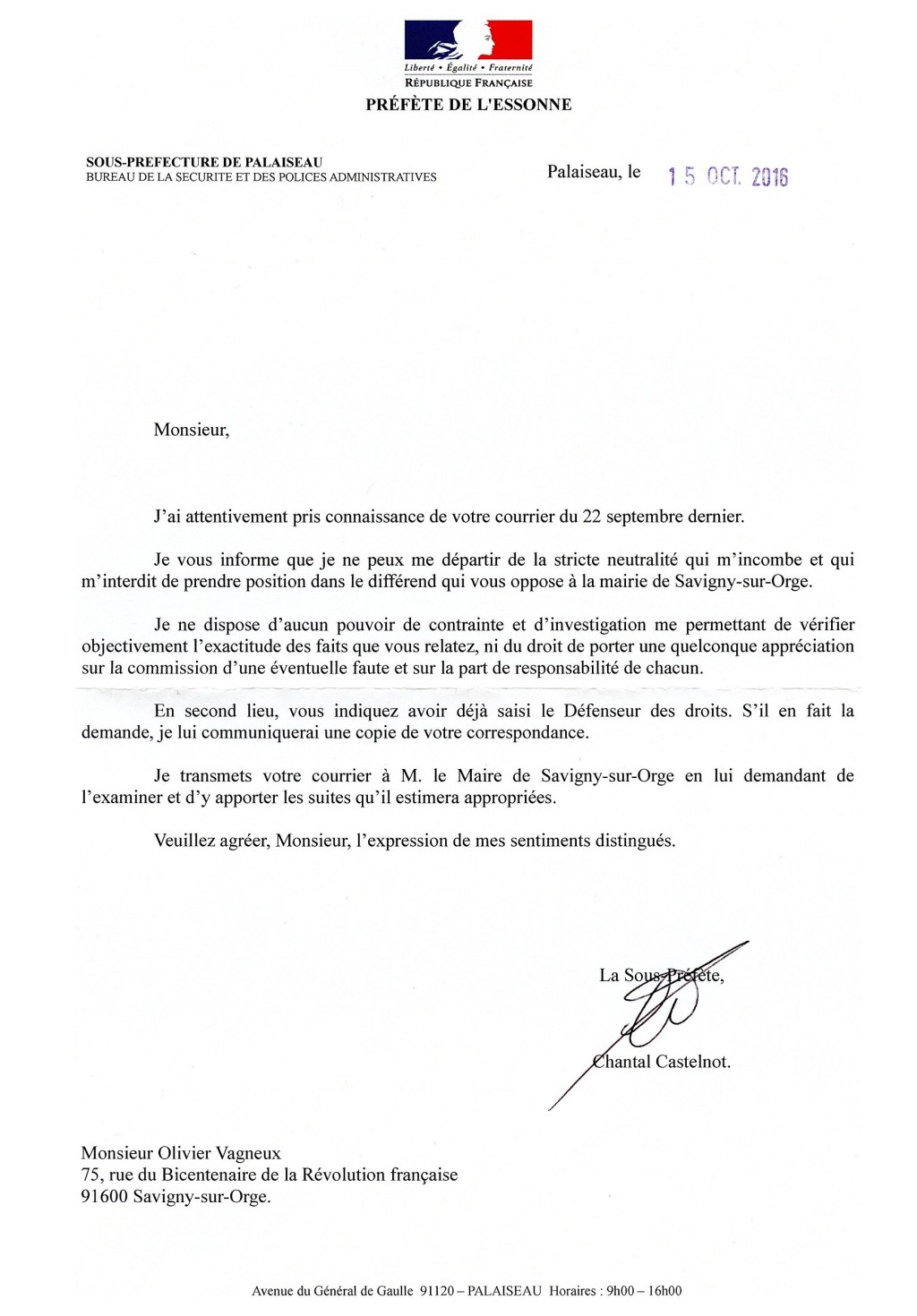 En Essonne, la Constitution ne s&rsquo;applique plus, les préfets n&rsquo;ont plus le pouvoir de faire respecter les&nbsp;lois