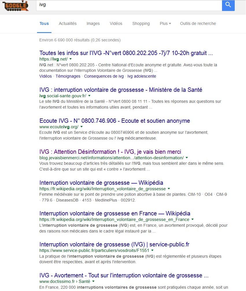 Sur le délit d&rsquo;entrave numérique à&nbsp;l&rsquo;IVG