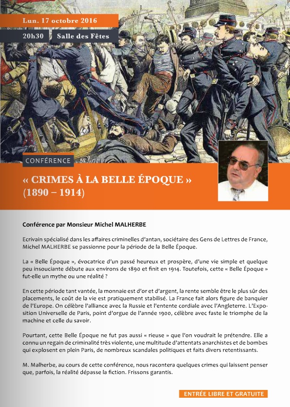 Intéressante discussion avec le policier enquêteur Michel&nbsp;MALHERBE