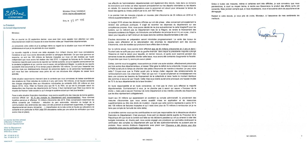 François DUROVRAY est en colère d&rsquo;avoir dû augmenter les&nbsp;impôts