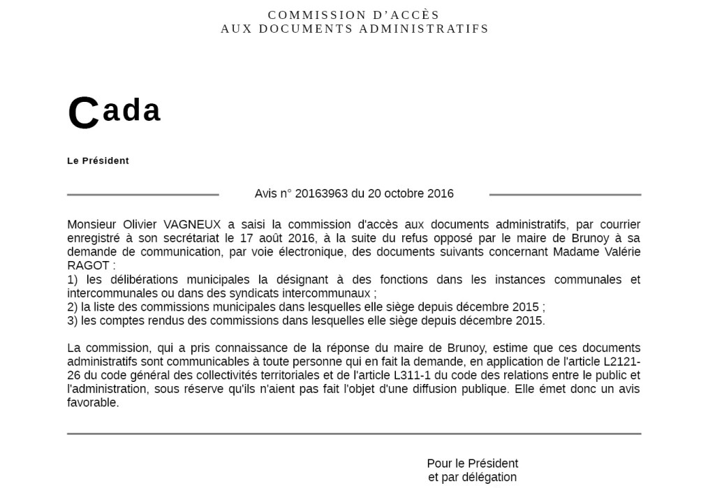 Affaire RAGOT : la Ville de Brunoy ne pourra pas la couvrir&nbsp;éternellement