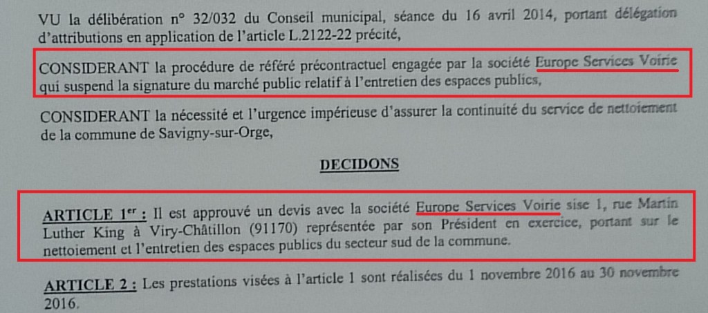 Savigny-sur-Orge : étrange renégociation du nettoiement avec Europe services&nbsp;voirie