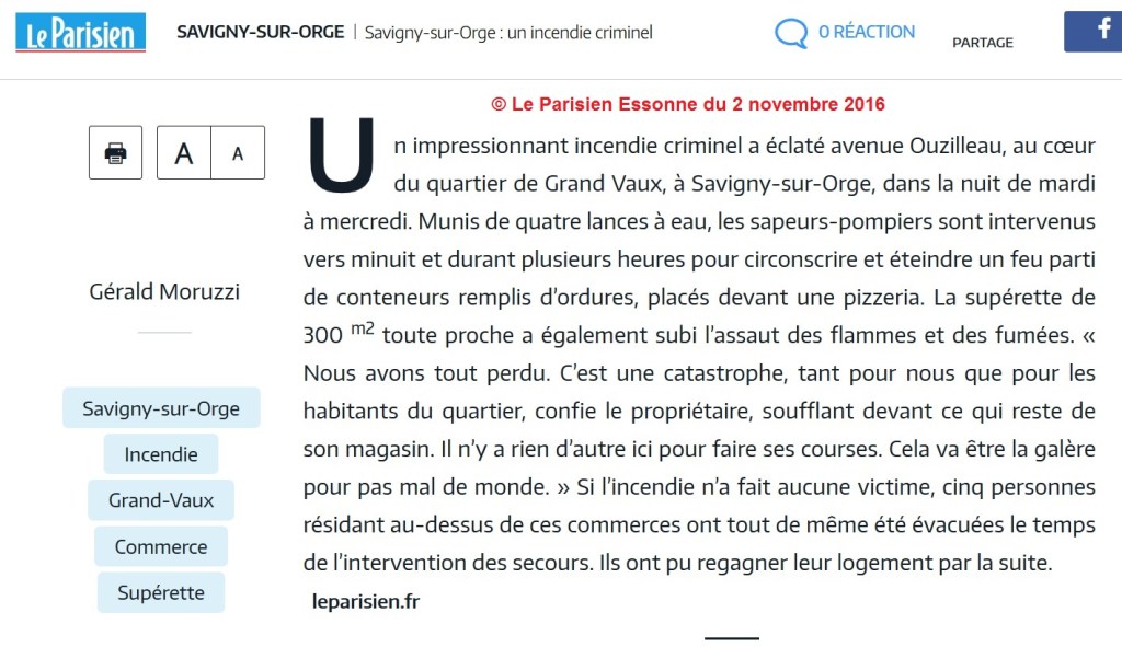 À Grand-Vaux (Savigny-sur-Orge), la presse ne se pose pas de (bonnes)&nbsp;questions