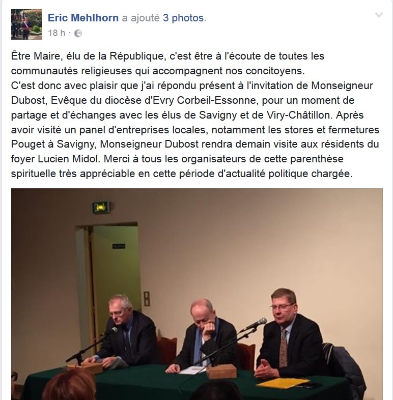 Sur la politique communautariste d&rsquo;Éric MEHLHORN, défenseur des communautarismes