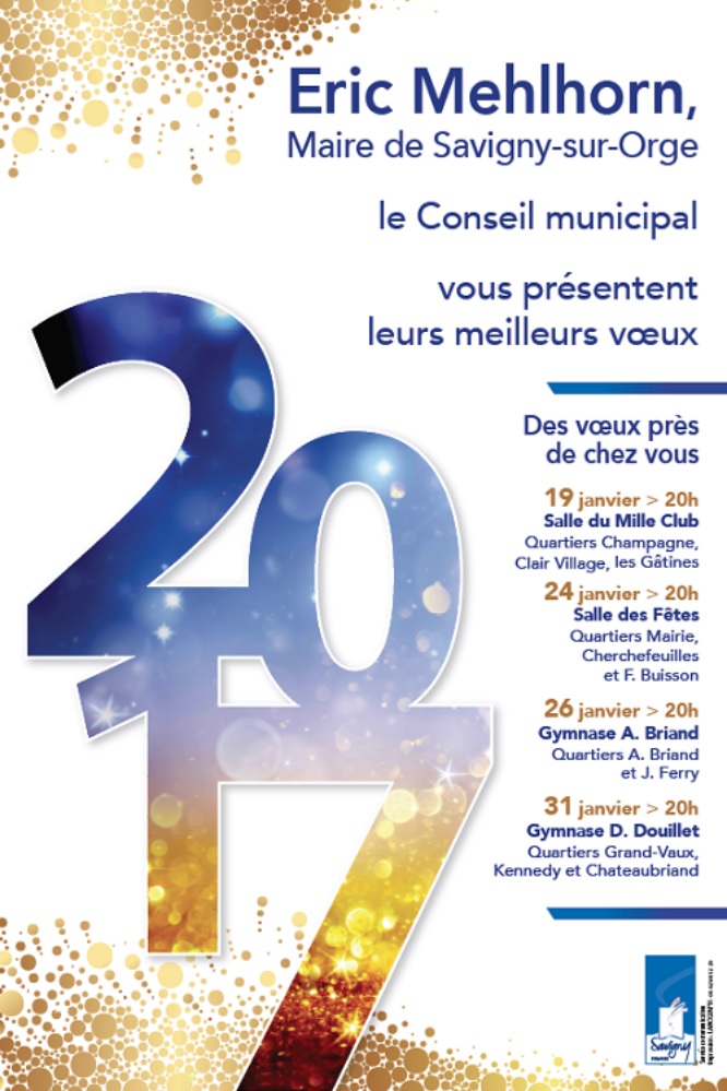 À Savigny-sur-Orge, Éric MEHLHORN invente les vœux de fausse&nbsp;proximité