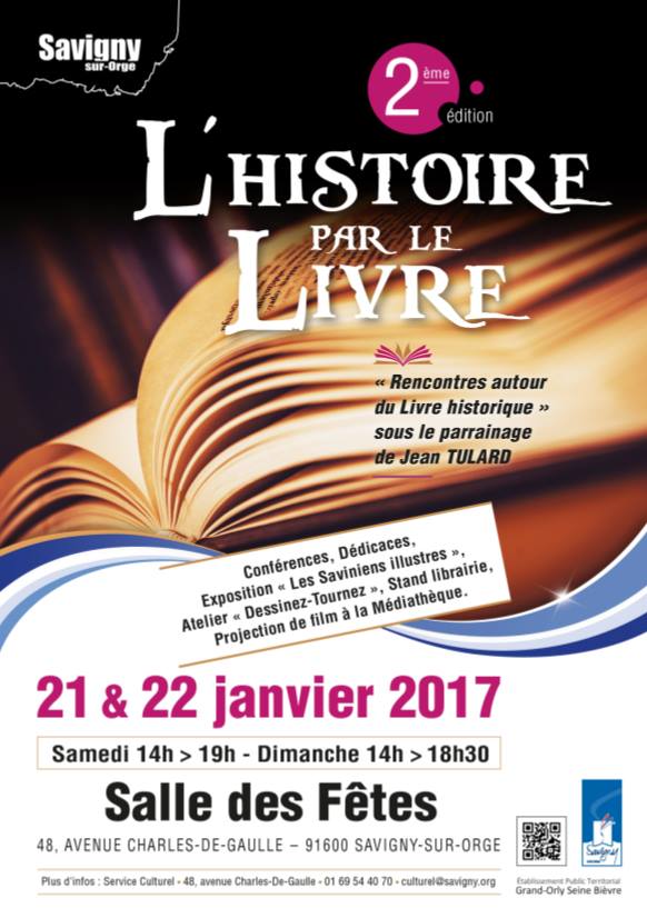 Sur le deuxième salon du livre d&rsquo;Histoire à Savigny-sur-Orge