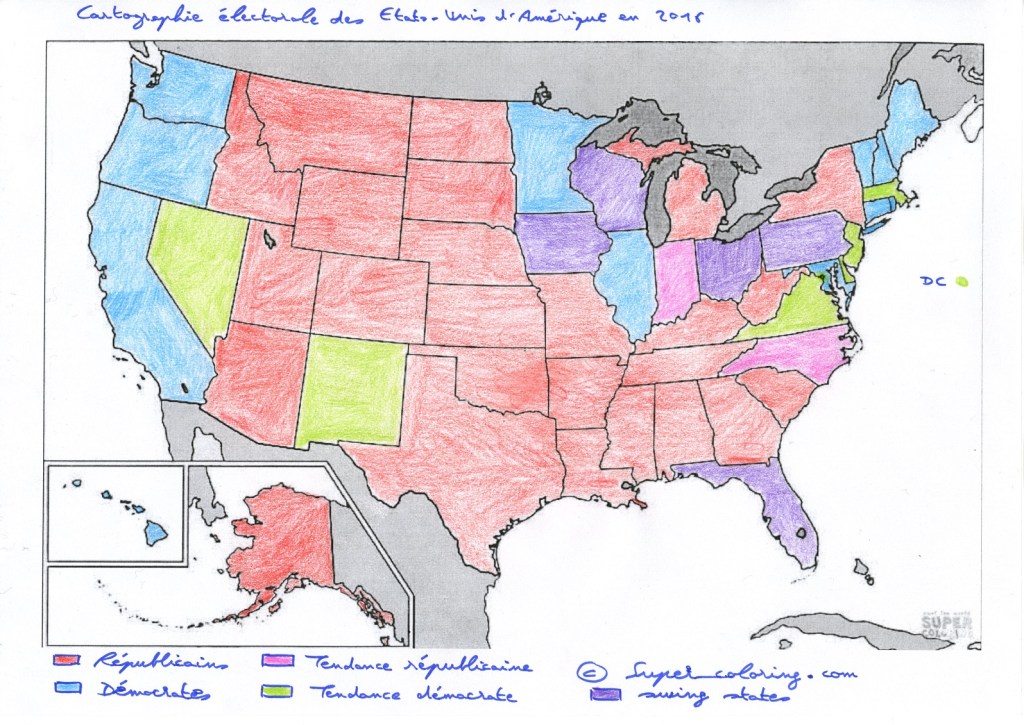 États-Unis : la nouvelle cartographie électorale après les élections de&nbsp;2016