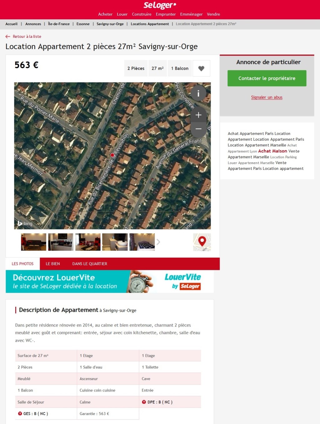 Désintox : Non, Olivier VAGNEUX ne loue pas d&rsquo;appartement meublé à Savigny-sur-Orge