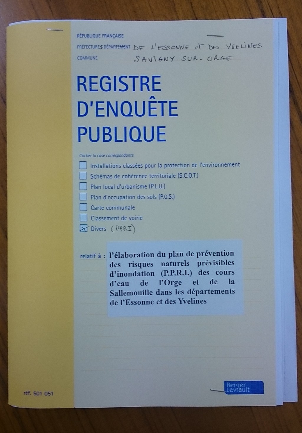 Mes observations définitives dans l&rsquo;enquête publique sur le PPRI de&nbsp;l&rsquo;Orge