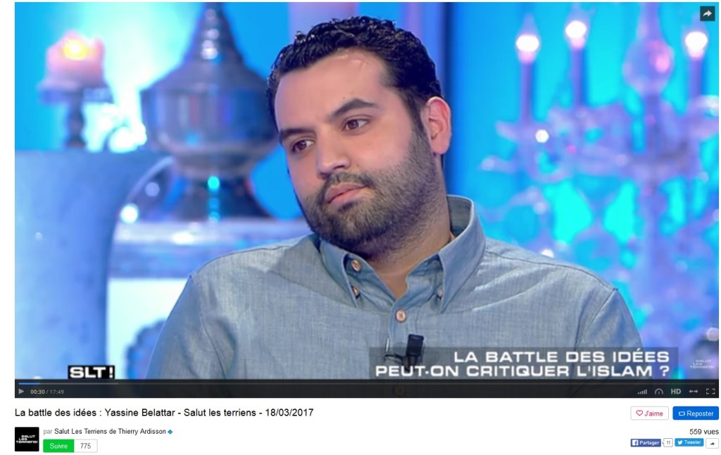 À quoi joue le bienpensant Thierry ARDISSON avec Yassine BELATTAR dans Salut les terriens&nbsp;?