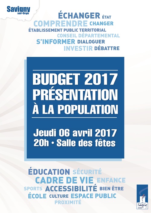 Hé oh le collectif, c&rsquo;est ce soir la présentation du budget 2017 de&nbsp;Savigny