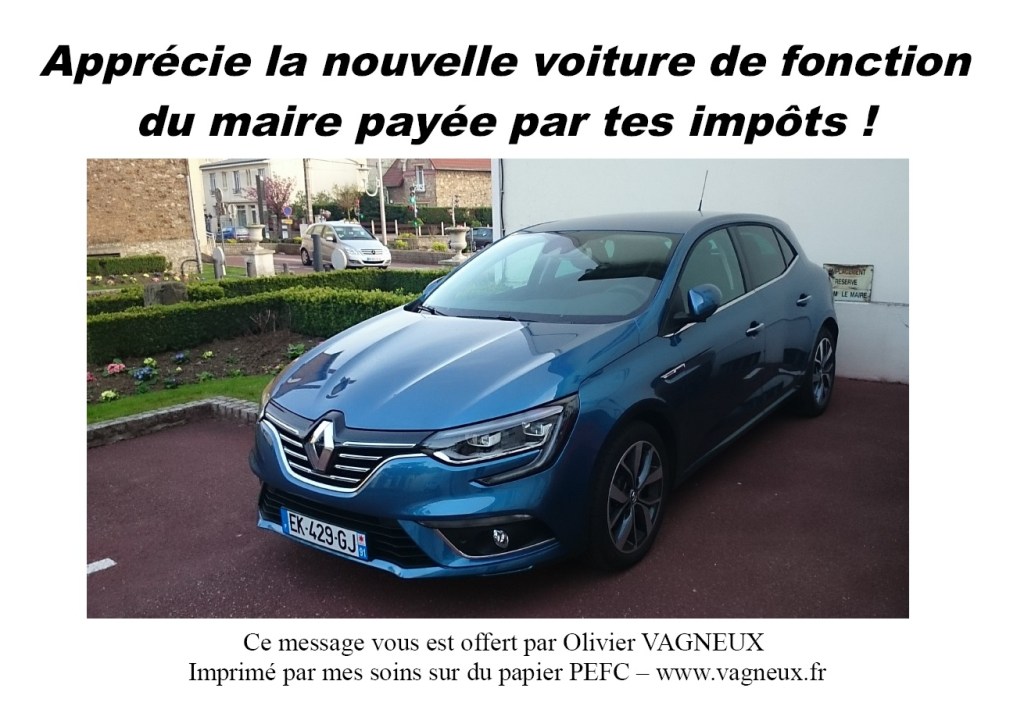 Maire et adjoints n&rsquo;ont pas le droit de disposer d&rsquo;une voiture de fonction&nbsp;!