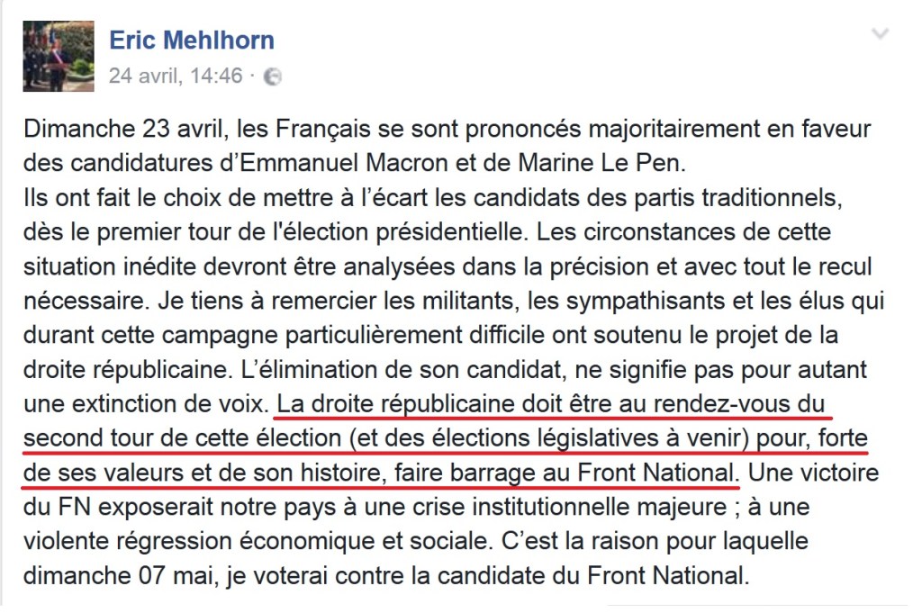 Éric MEHLHORN fera-t-il barrage au Front national jusque dans sa majorité municipale&nbsp;?