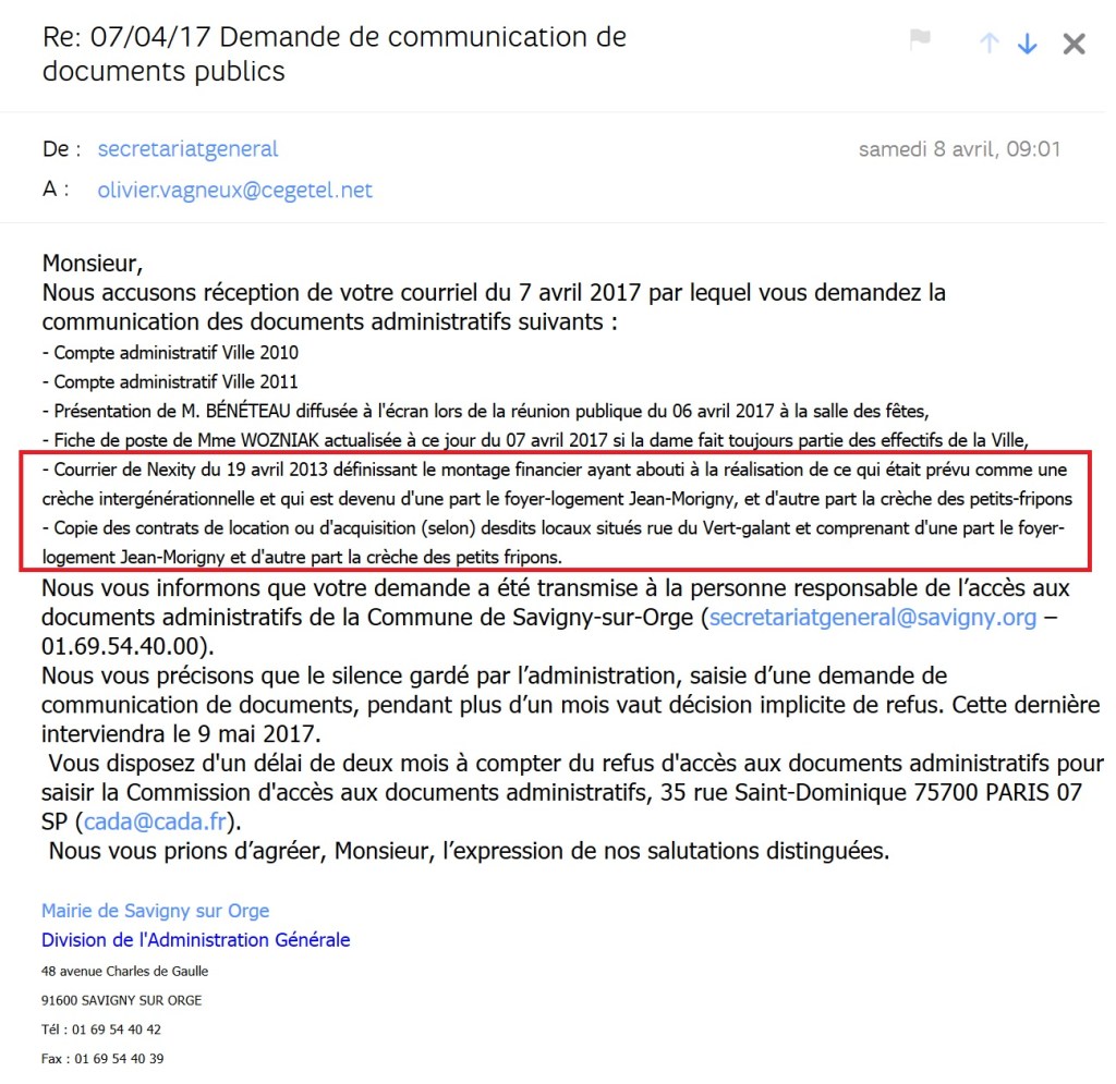 Sur l&rsquo;étonnant financement du foyer-logement&nbsp;Jean-Morigny