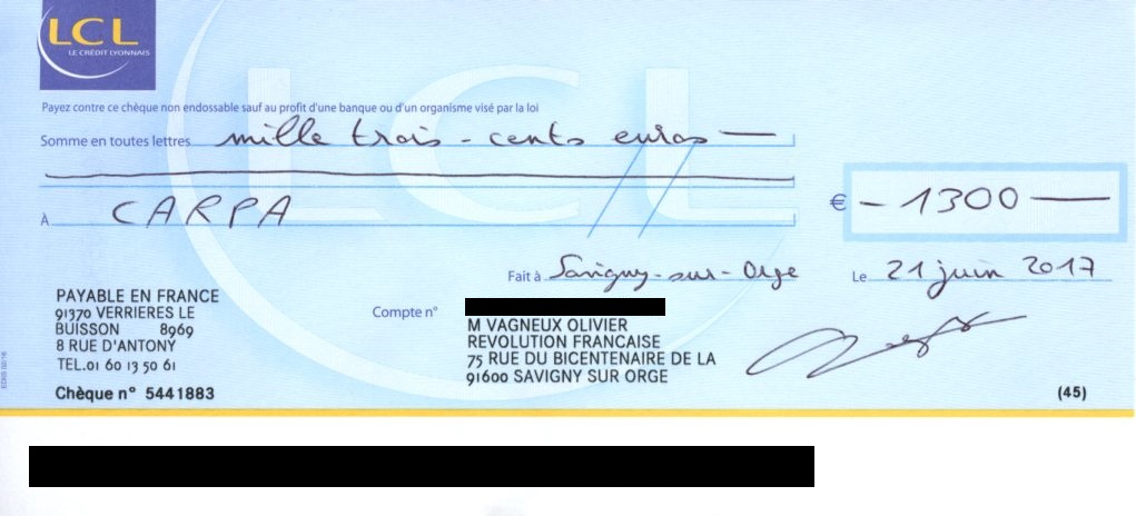 Ma réponse à l&rsquo;avocat du maire de Savigny-sur-Orge, accompagnée des 1300&nbsp;euros