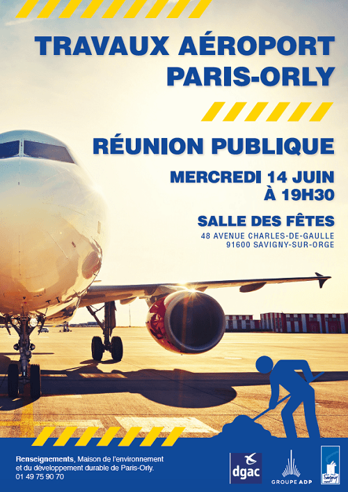 Travaux de la piste 3 d&rsquo;Orly : Vers l&rsquo;intégralité de l&rsquo;été 2019 sous les avions&nbsp;?