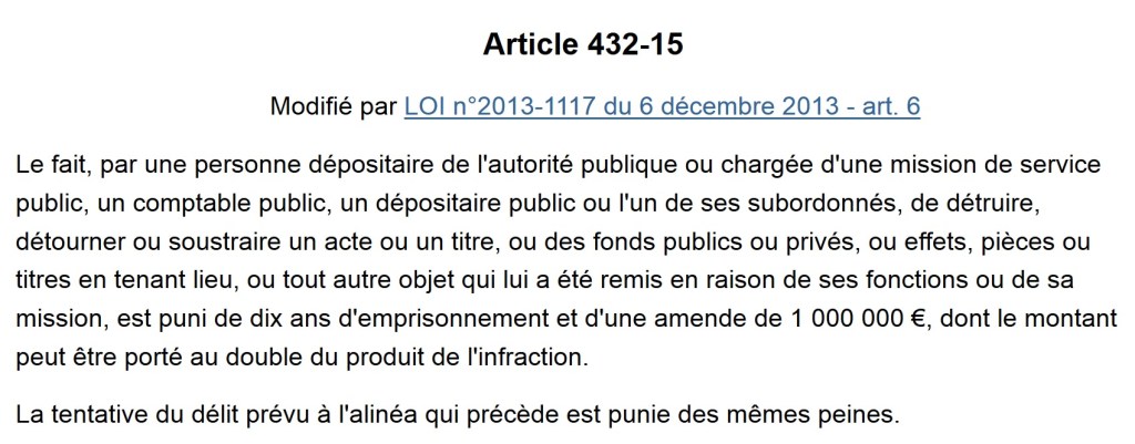Abus des voitures de fonction : Je porte plainte pour détournement de fonds publics contre le maire et le DGS de Savigny-sur-Orge