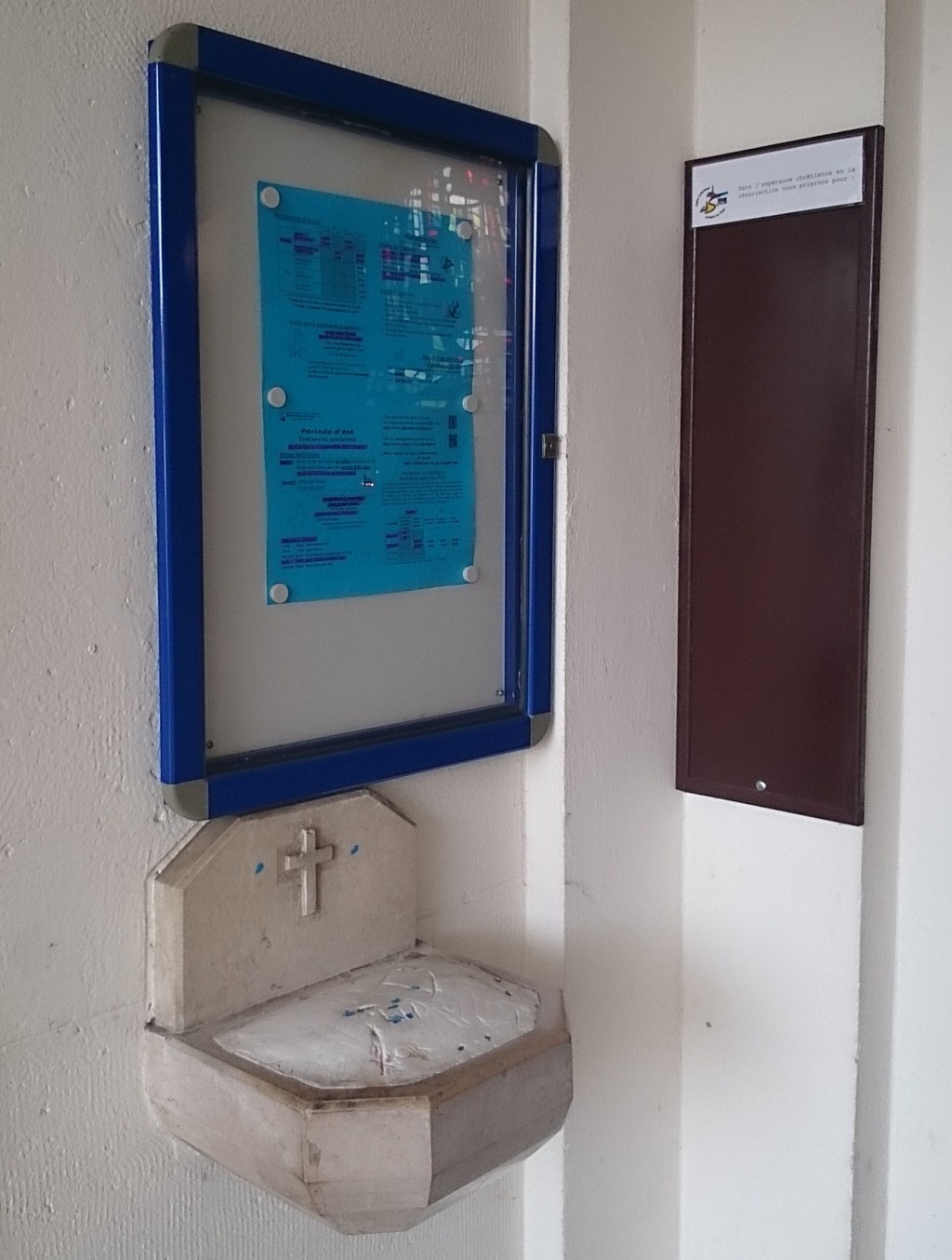 Savigny : pourquoi le bénitier de l&rsquo;église sainte-Thérèse est-il comblé&nbsp;?