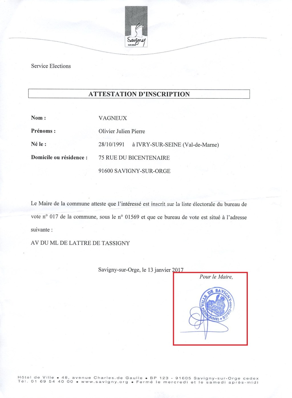 Attestation d&rsquo;inscription sur les listes électorales : attention aux faux&nbsp;!