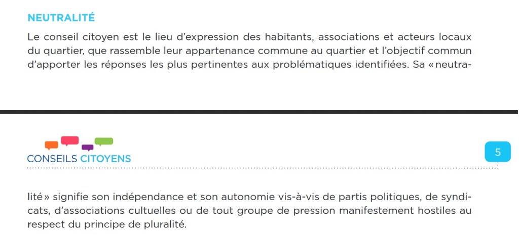 Élection sénatoriale et neutralité du Conseil citoyen de Grand-Vaux : le cas Danielle&nbsp;HUGUET