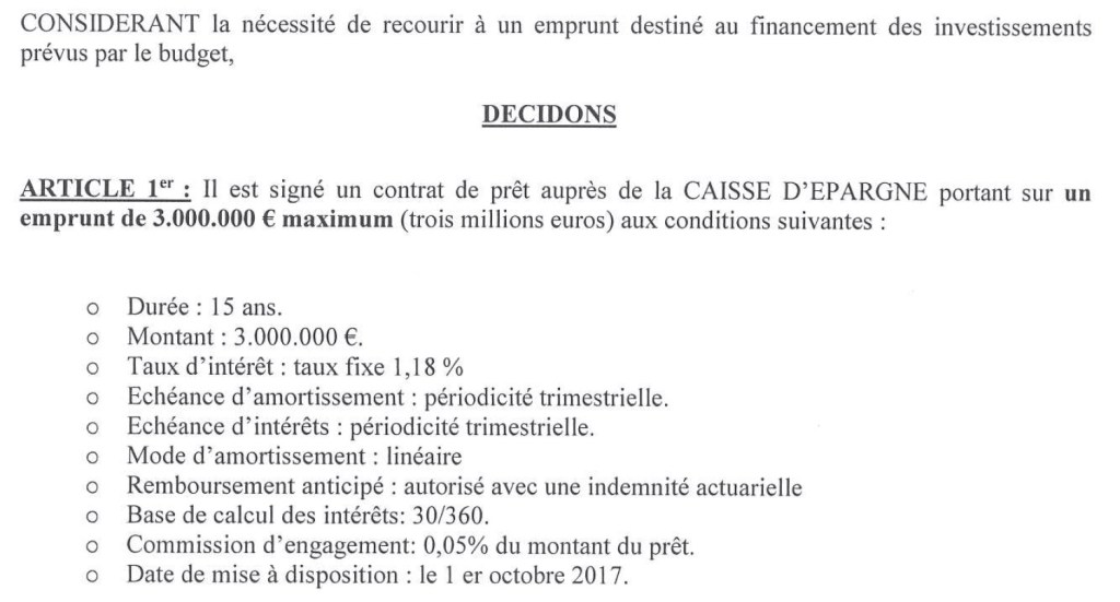 Savigny-sur-Orge : trois questions sur l’emprunt de 3 millions € à 1,18 %&nbsp;fixe