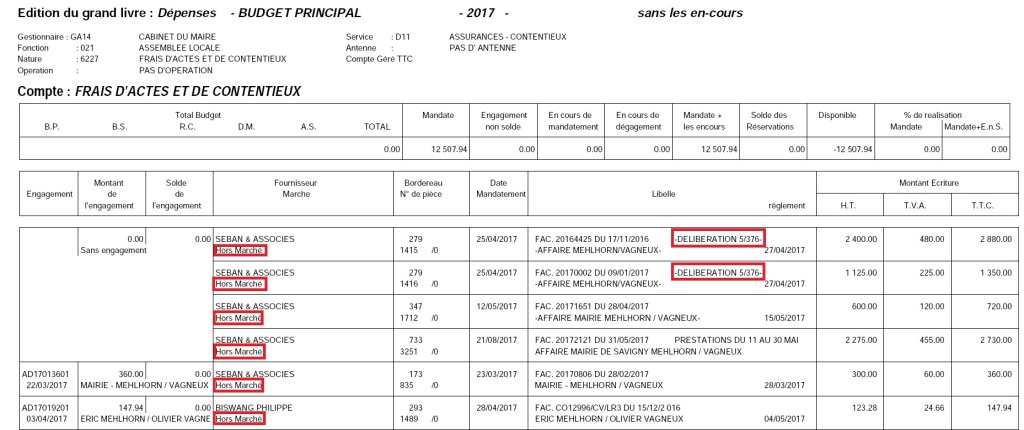 Le procès en diffamation d&rsquo;Éric MEHLHORN contre Olivier VAGNEUX aura coûté 8187,94 € au contribuable&nbsp;savinien