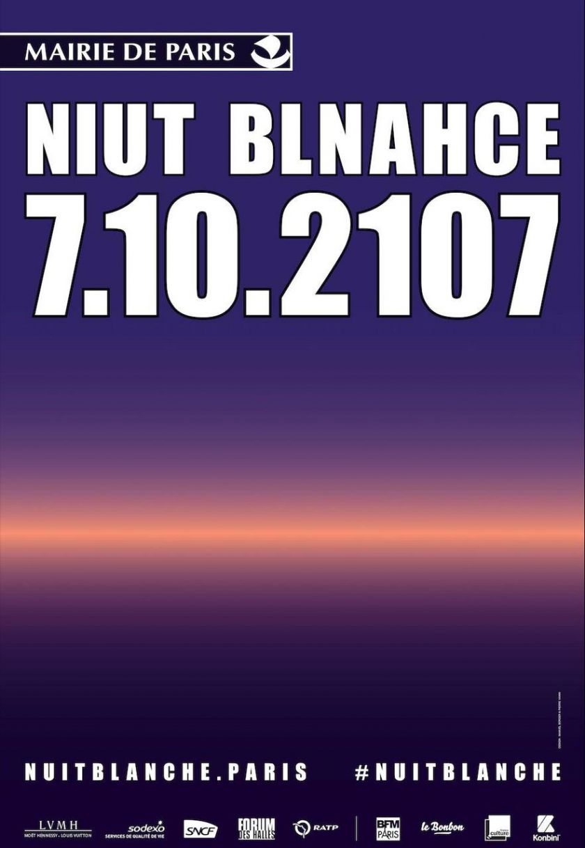 Coup de gueule contre l&rsquo;affiche de la Nuit blanche&nbsp;2017