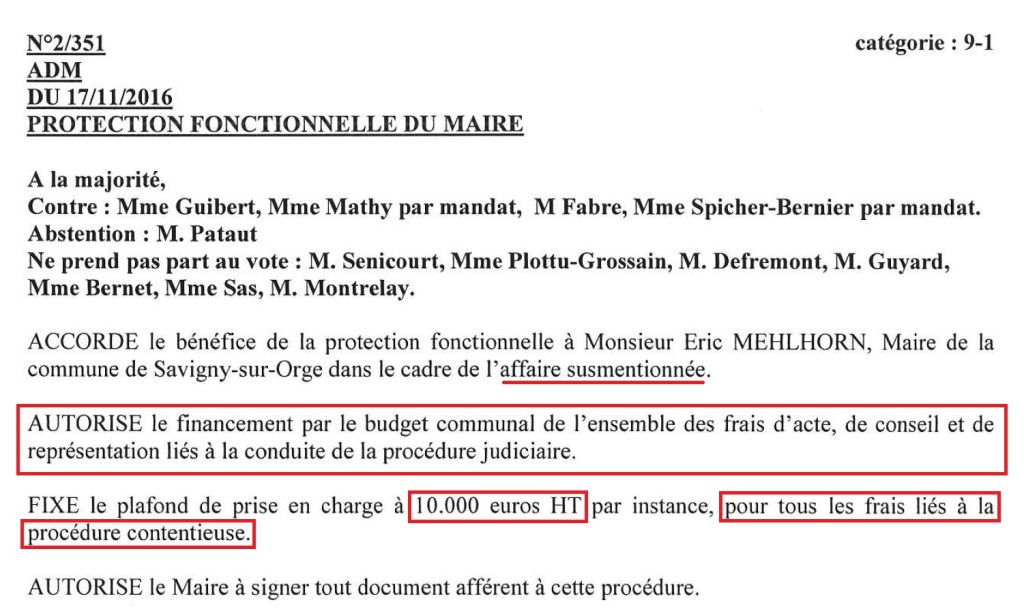 Une questionnante utilisation de la protection fonctionnelle par Éric&nbsp;MEHLHORN