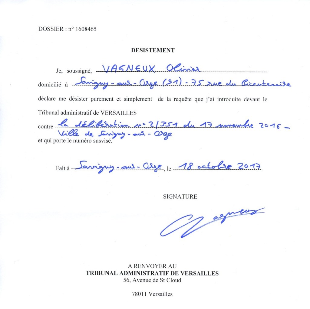 Première protection fonctionnelle de MEHLHORN : les raisons de mon&nbsp;désistement