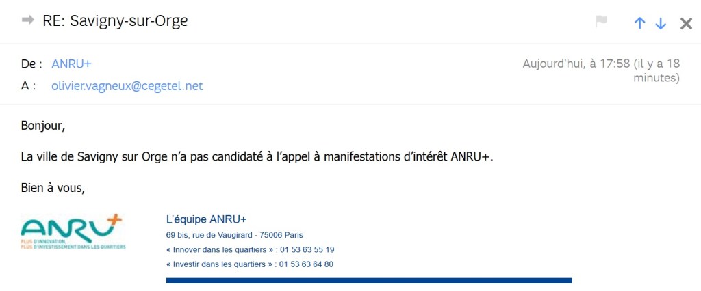 ANRU + : les services de l&rsquo;ANRU contredisent Éric&nbsp;MEHLHORN