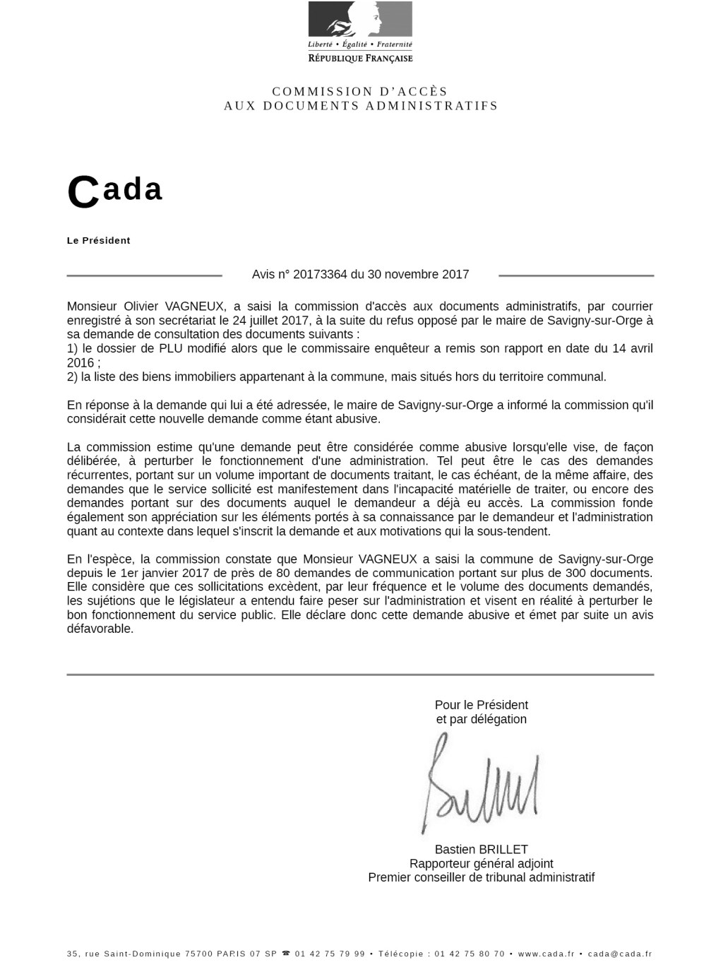 Quand la CADA légitime que le PLU de Savigny-sur-Orge ne soit pas totalement&nbsp;communicable