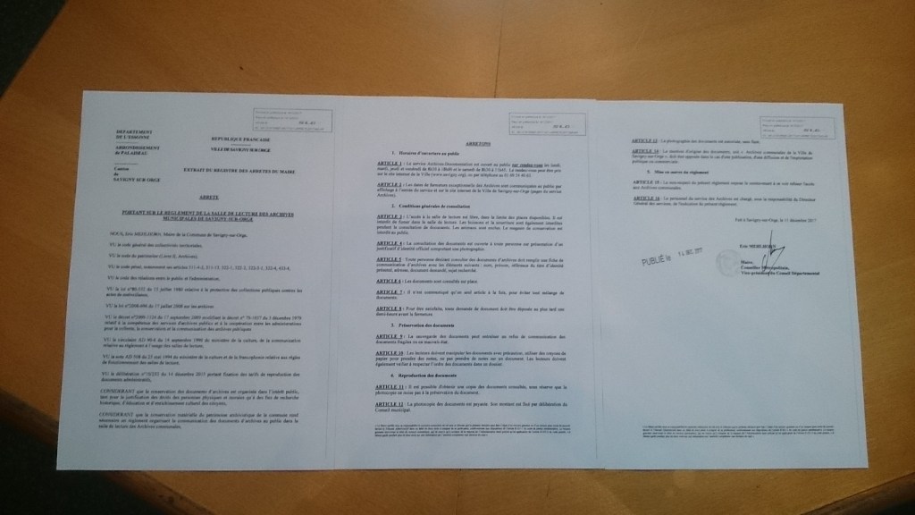 Savigny-sur-Orge : contre l&rsquo;entrave à la liberté d&rsquo;accès à la documentation, j&rsquo;écris au&nbsp;sous-Préfet