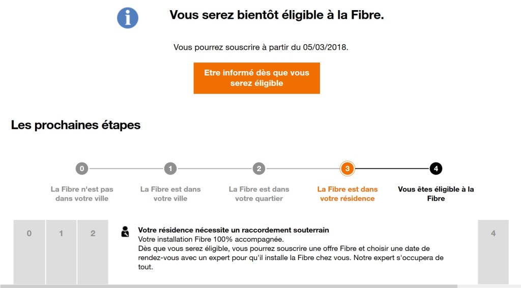 Enfin, Savigny-sur-Orge commencera a être éligible à la fibre (FTTH) au 5 mars&nbsp;2018