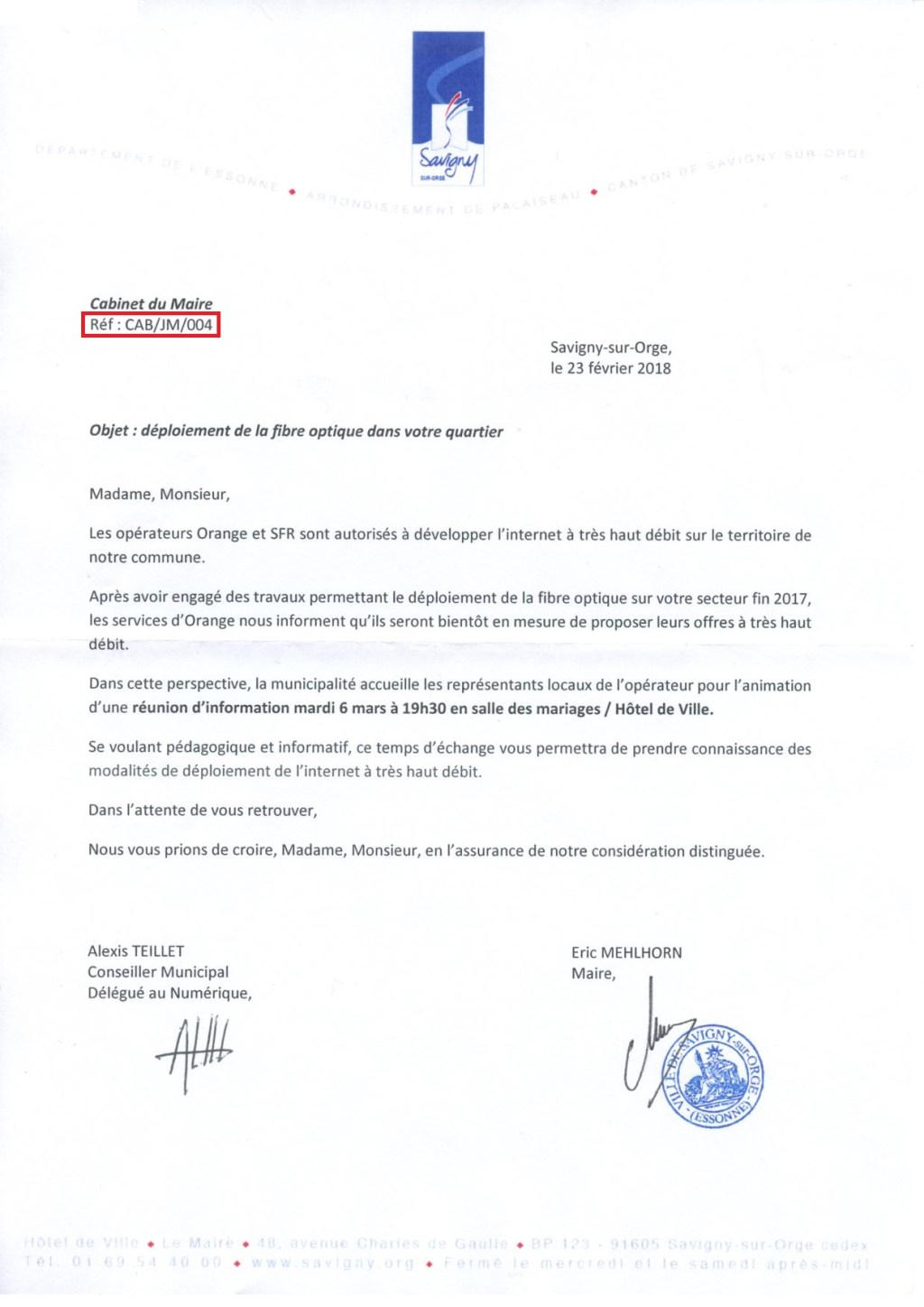 Quand la Ville de Savigny-sur-Orge offre une publicité gratuite à&nbsp;Orange
